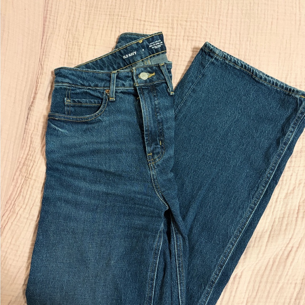 Old Navy Sky-Hi Wide Leg Jeans
